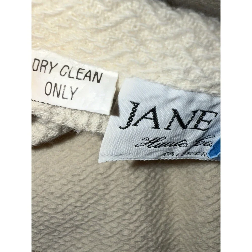 JANE WILNER Pair 2 Pillow Shams Haute Couture Linens 3 Band Tape W/ Flange